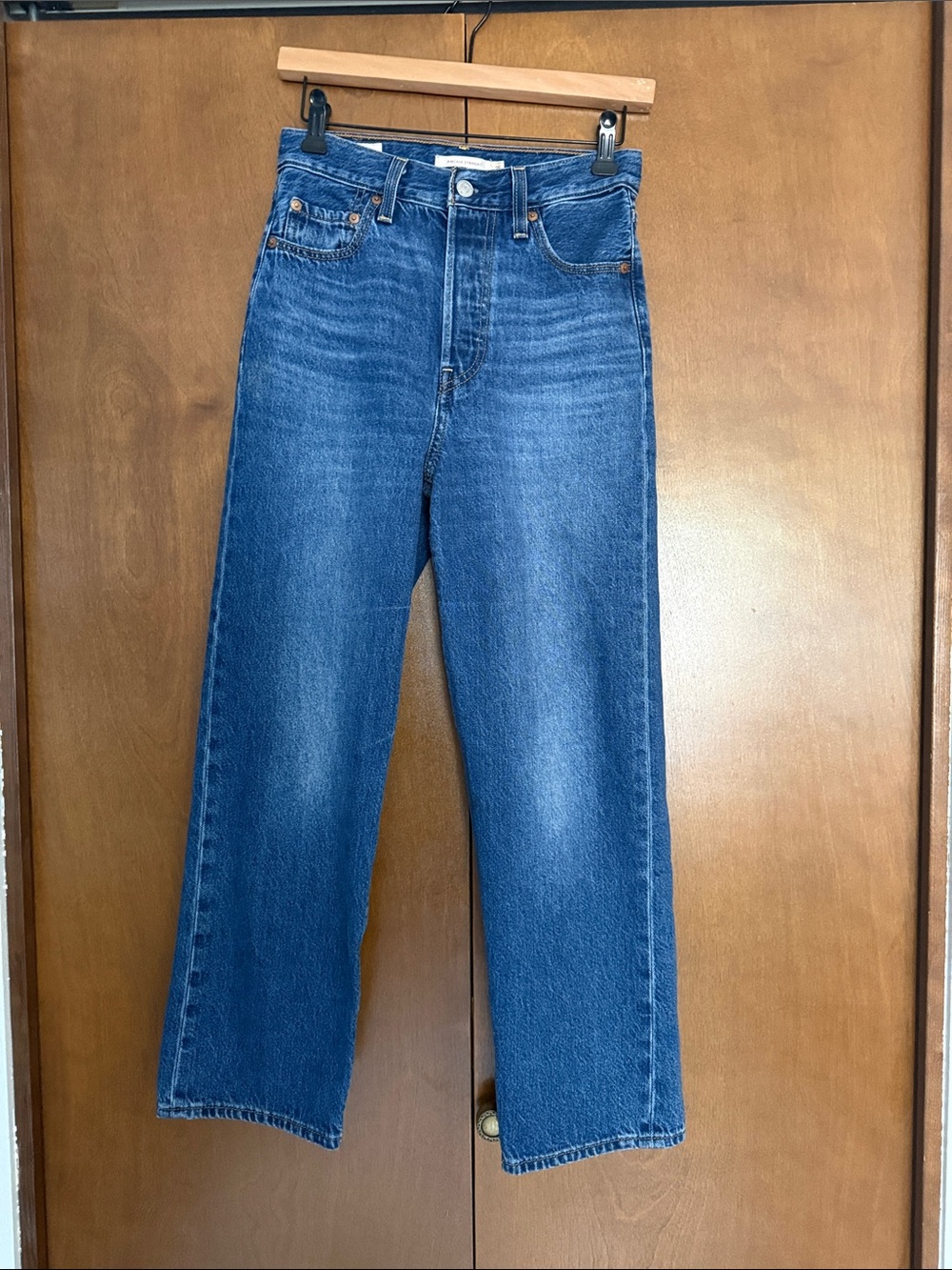 Levi's Women's Straight-Leg Jeans in Classic Blue